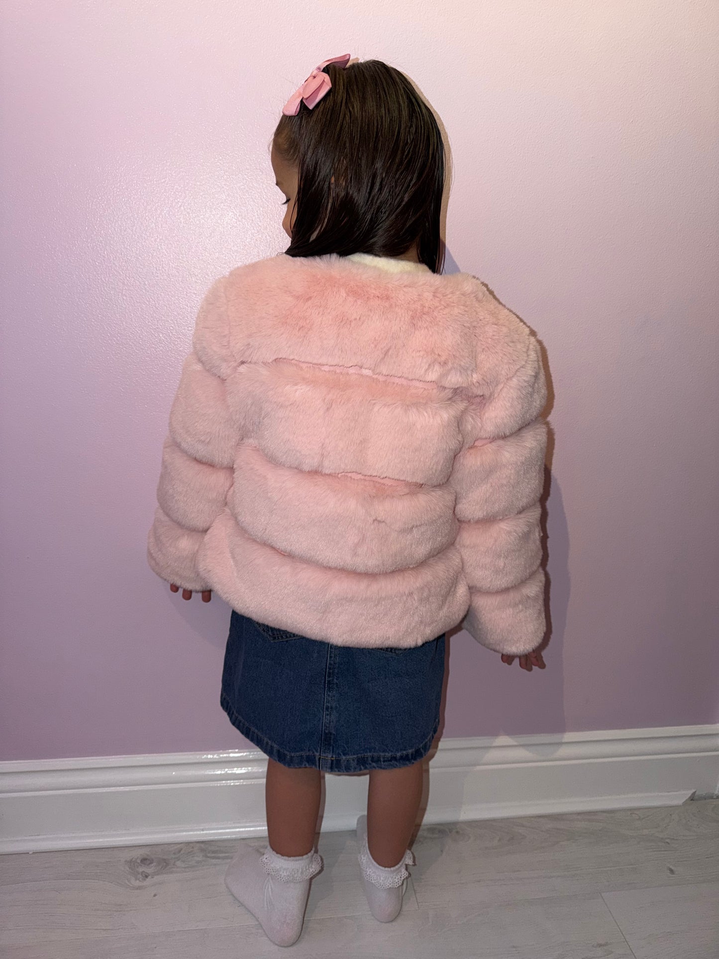 Children’s Faux Fur - Baby Pink