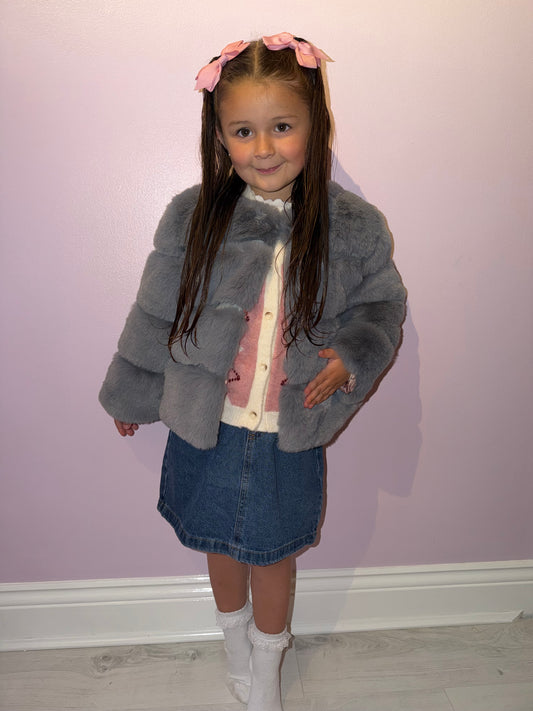 Children’s Faux Fur - Grey